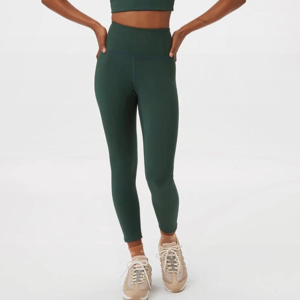 Girlfriend Collective Compressive High-Rise Legging, Moss, Size Small